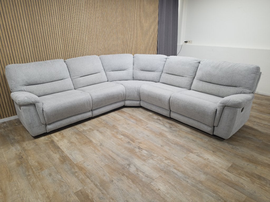 Zeer Mooi Grijs Relax Hoekbank, Info@banxtel.nl, Gebruikt, Hoekbank, Hoekbank