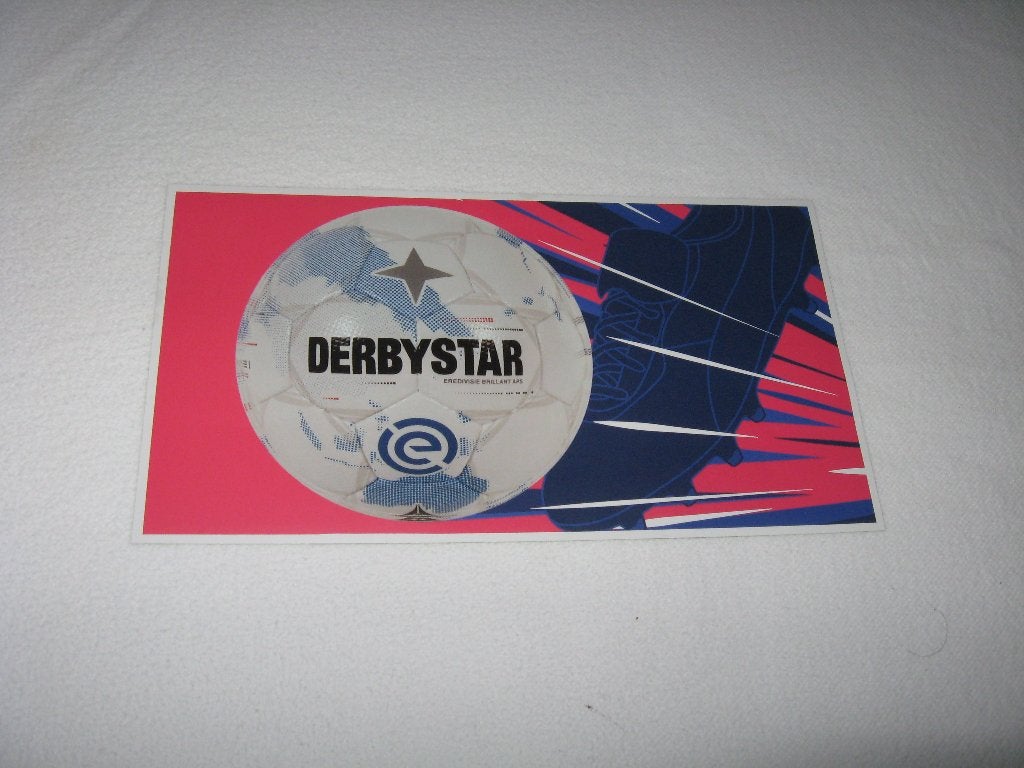 grote voetbal sticker van de plus DERBYSTAR, Plus, Ophalen of Verzenden