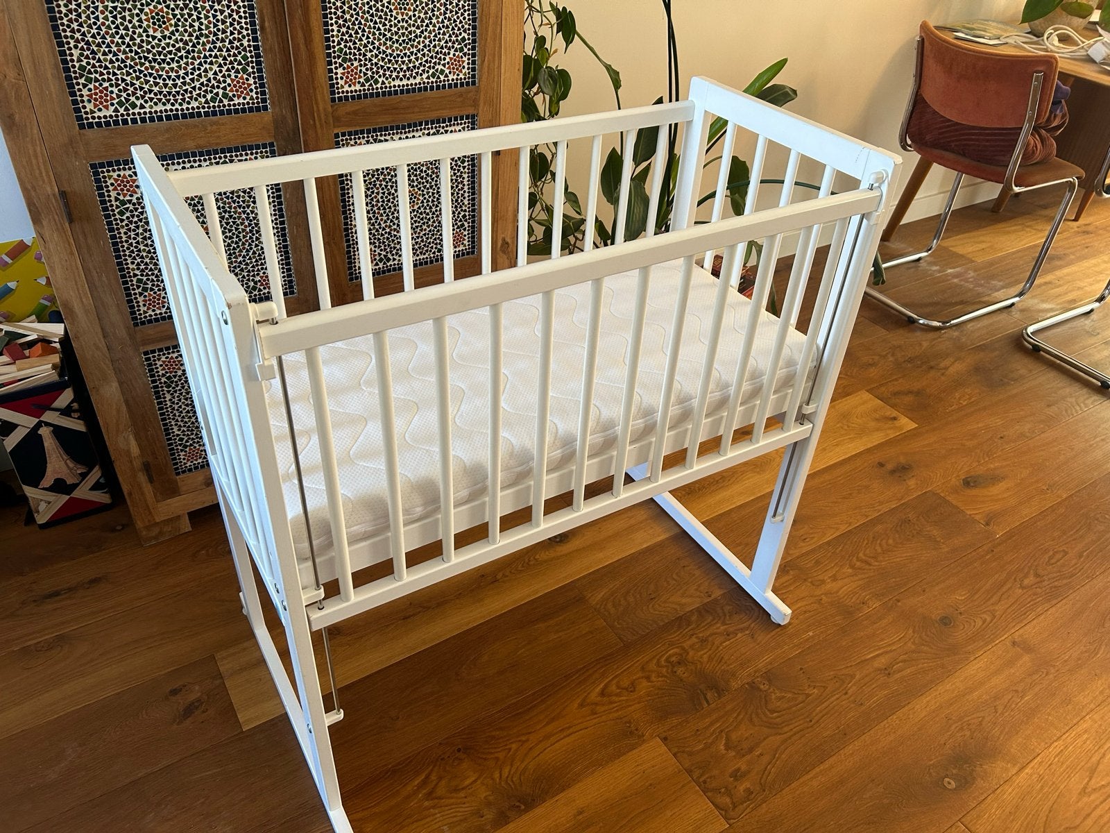Petite Amélie Co-sleeper/Wieg met matras, Ophalen, Gebruikt, Wieg