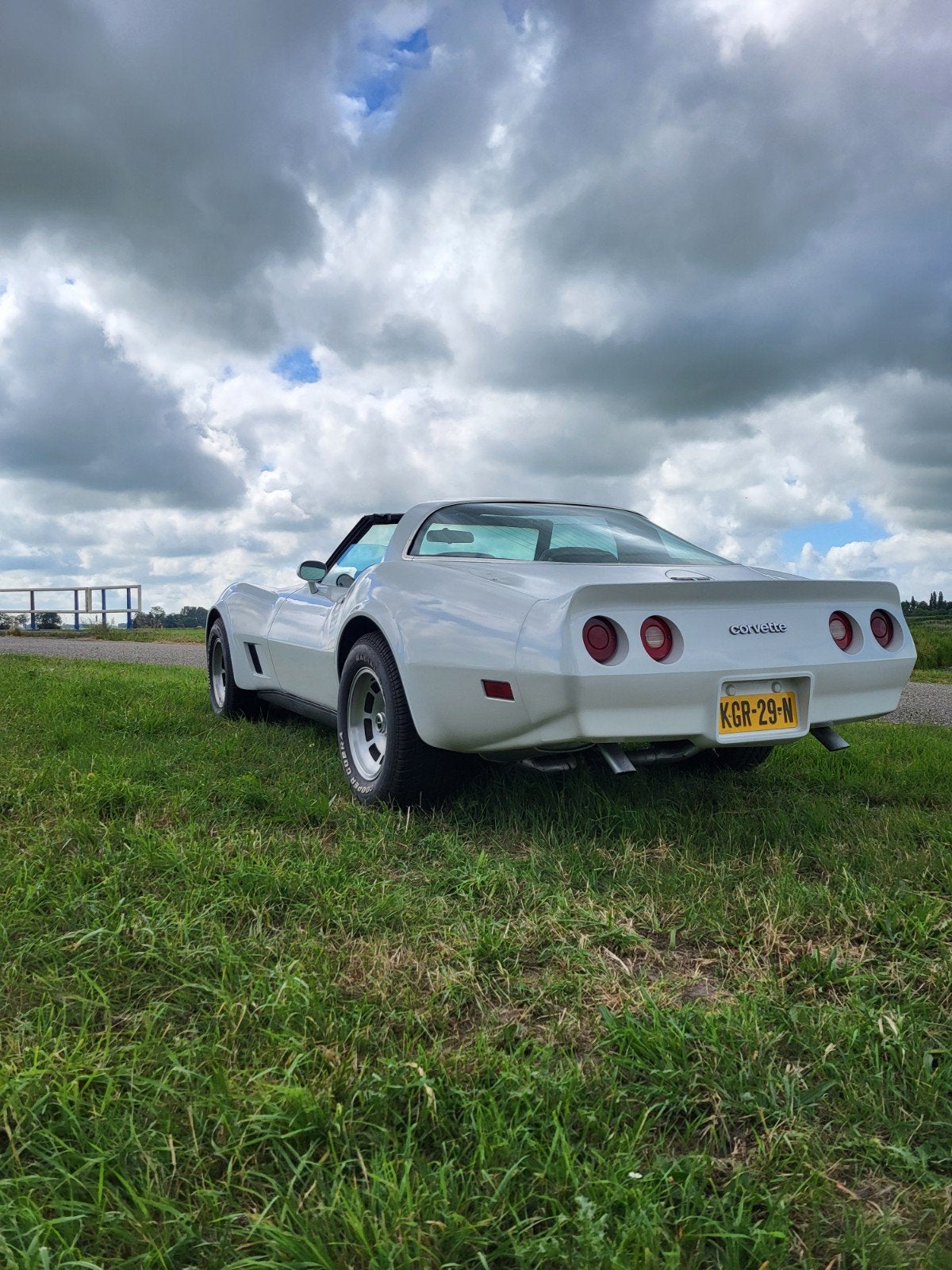 Chevrolet Corvette C3 1981, Auto's, 5730 cc, Wit, 211 pk, Geïmporteerd