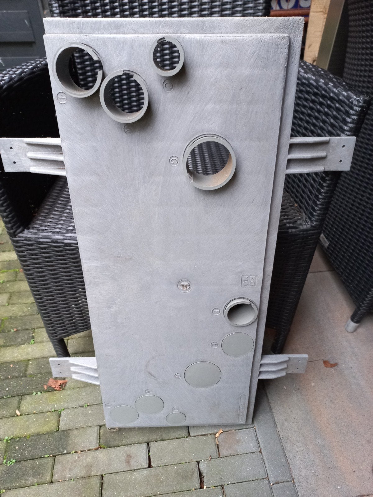 Meterkast vloerplaat- Nieuw, Ophalen, Gebruikt, Overige merken, Groepenkast