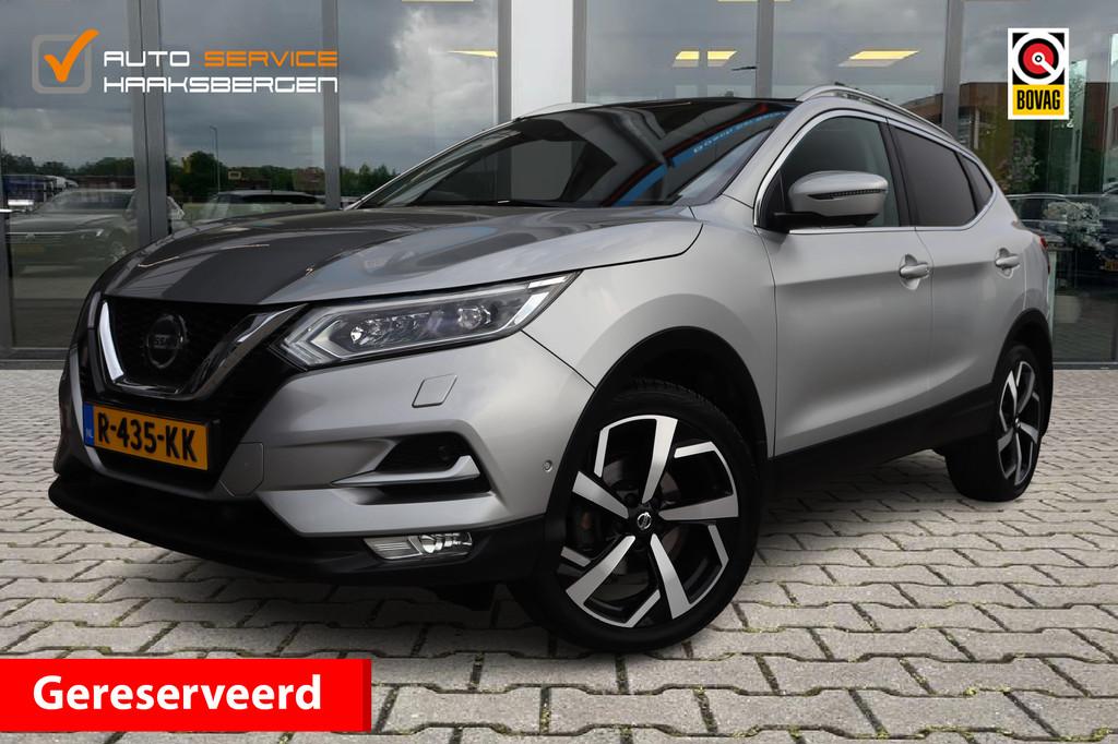 Nissan QASHQAI 1.3 DIG-T Tekna | Trekhaak | Pano | 360 Camer, Auto's, Nissan, Bedrijf, Te koop, Qashqai, 360° camera, ABS, Airbags