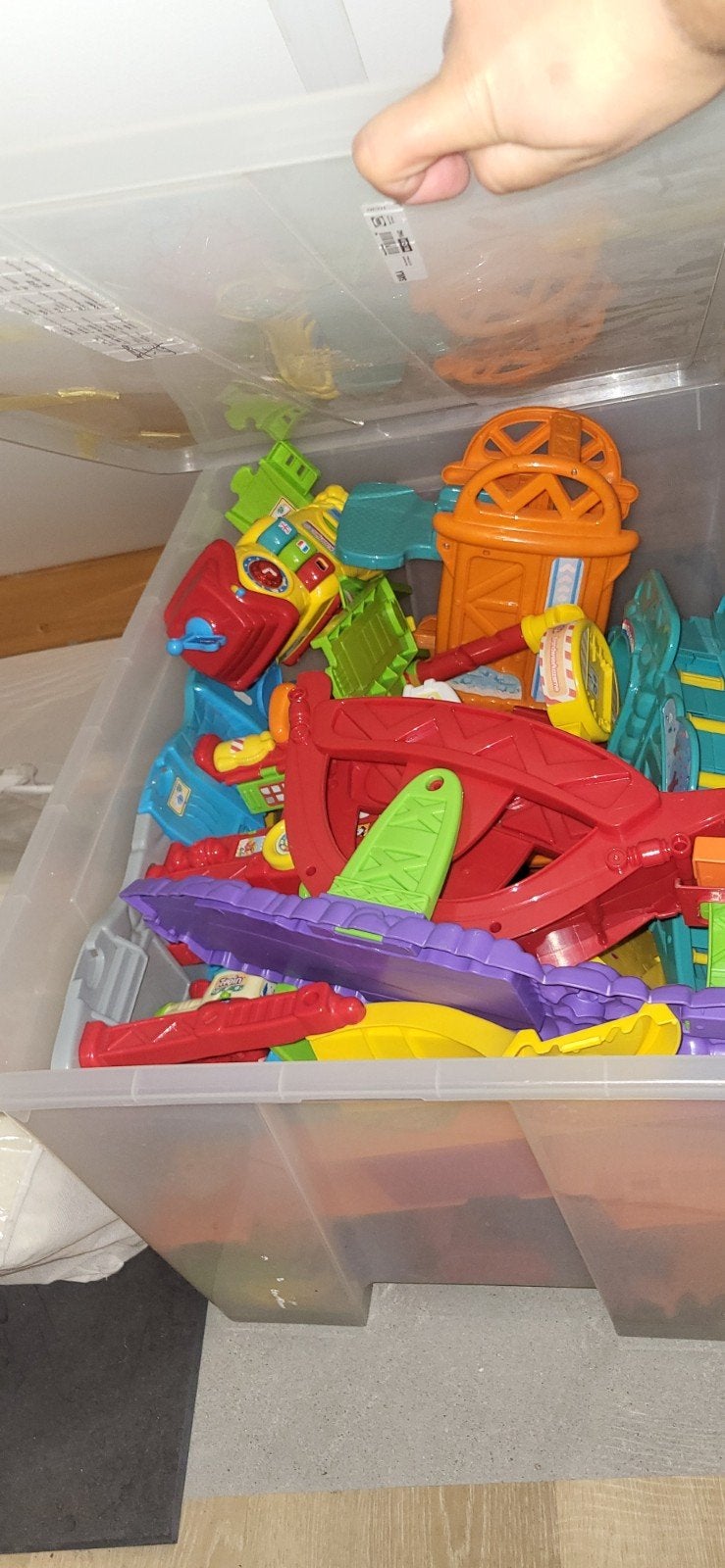 Grote set VTech Toet Toet Auto's en Zoef Zoef Dieren, Kinderen en Baby's, Speelgoed | Vtech, Ophalen, Gebruikt, 6 maanden tot 2 jaar
