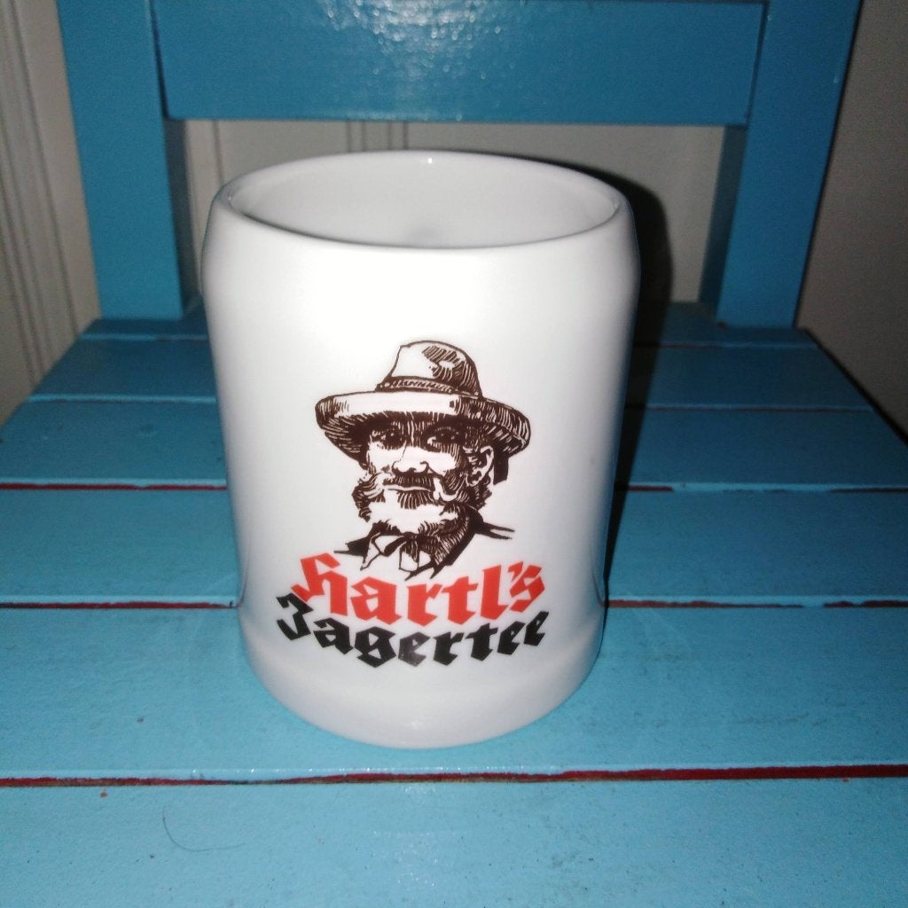 Jagertee mokken: 1x Hartl's Jagertee 1x Jagertee Dolomiti, Ophalen, Gebruikt, Mok, Overige stijlen