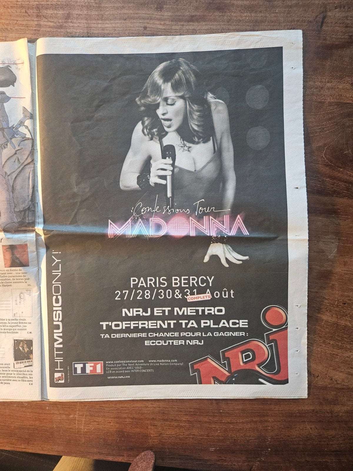 Metro Krant - Madonna Confessions Tour (2006), Ophalen of Verzenden, Gelezen, Krant