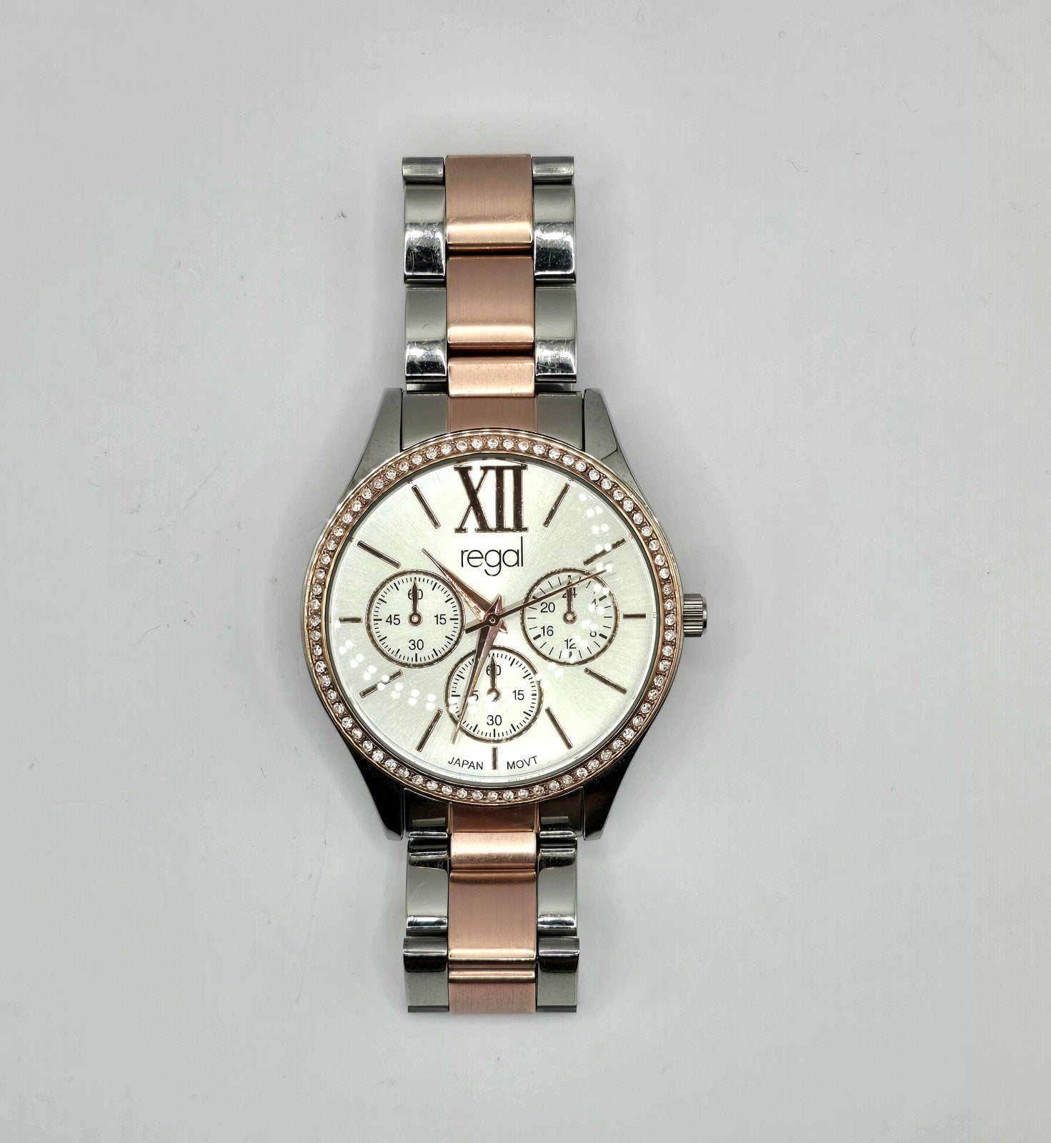 Prachtige Dames Horloge, Regal, Ophalen of Verzenden, Zo goed als nieuw, Staal, Overige merken