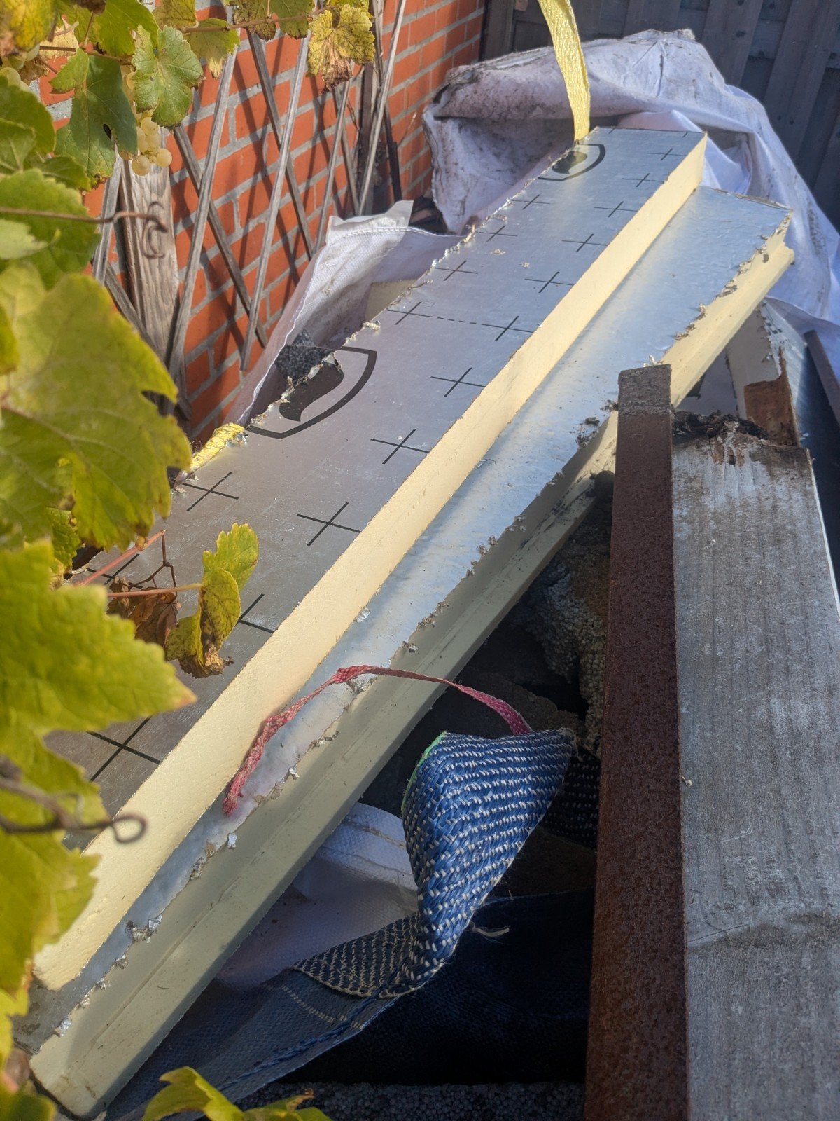 gratis restanten isolatiemateriaal, eps en pir, Ophalen, Gebruikt