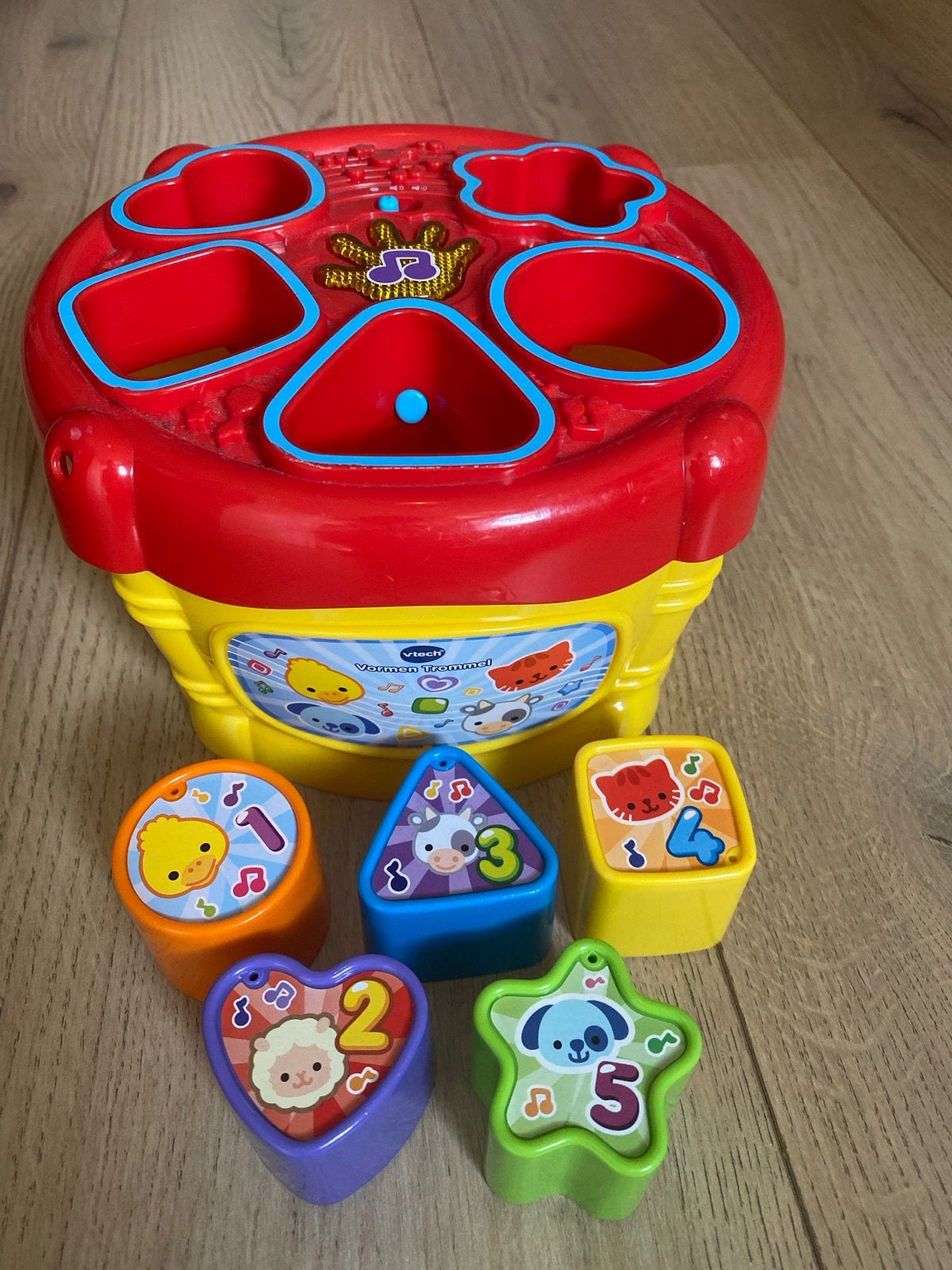 VTech Vormen Trommel met Licht en Geluid, Ophalen, Zo goed als nieuw, Overige typen, Met licht