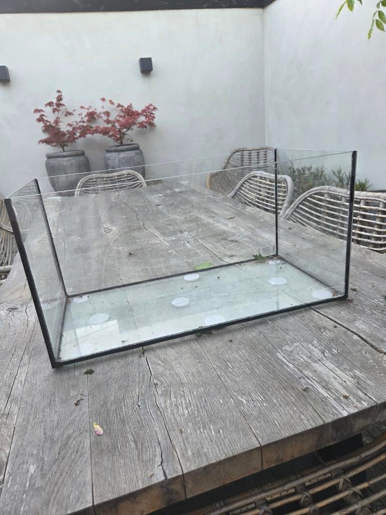 Aquarium als terrarium, Dieren en Toebehoren, Ophalen, 75 tot 110 cm, Hok, Minder dan 60 cm