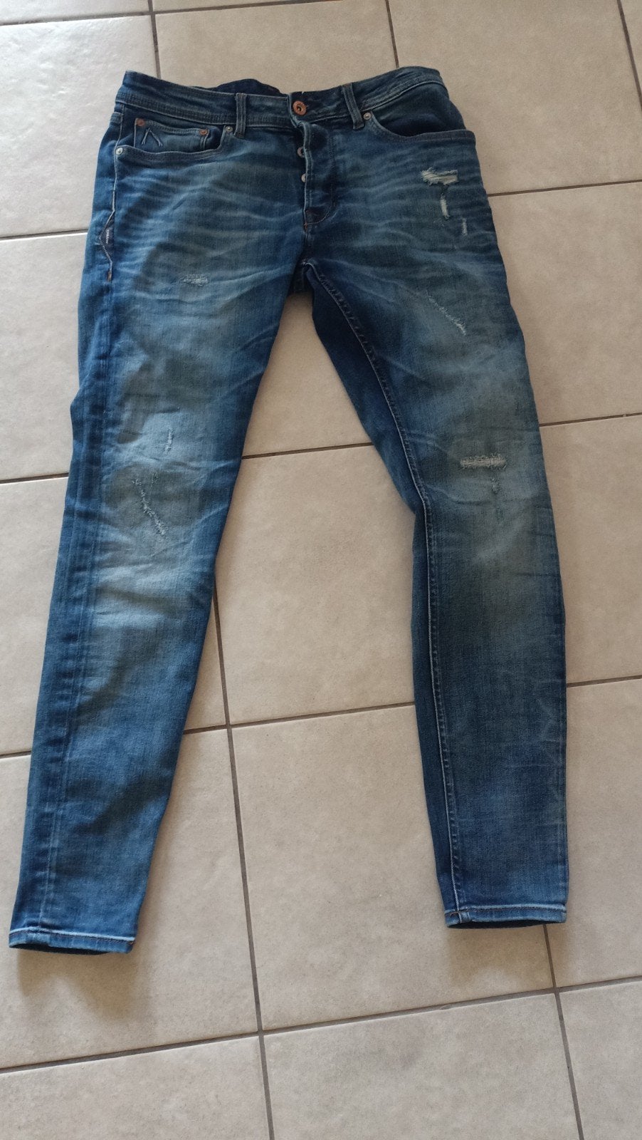Chasin heren jeans spijkerbroek 32/32, Ophalen of Verzenden, Zo goed als nieuw, Blauw, W32 (confectie 46) of kleiner