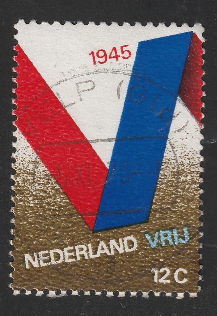 nvph 970 met cilinderbalkstempel Velp (Gld.) (10409), Postzegels en Munten, Postzegels | Nederland, Ophalen of Verzenden, Na 1940