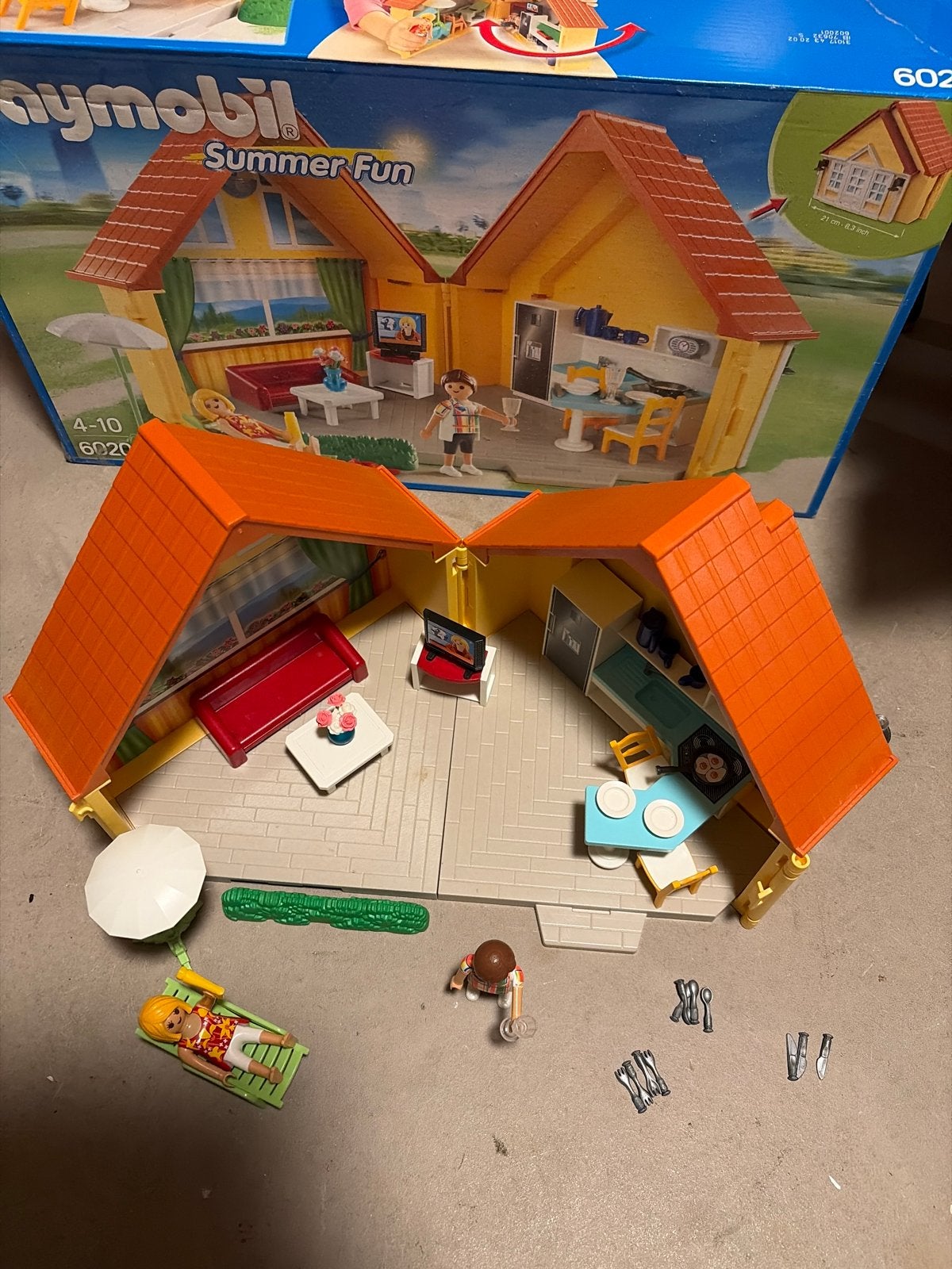 Playmobil Summer Fun Vakantiehuis 6020, Gebouw, Complete set, Ophalen of Verzenden, Summer fun