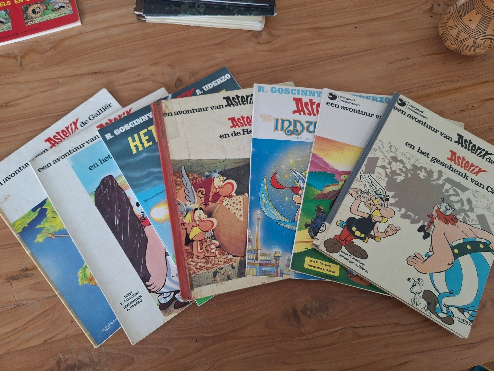 Asterix de Galliër stripboeken - 7 stuks, Meerdere stripboeken, Ophalen, Gelezen, René Goscinny en Albert Uderzo