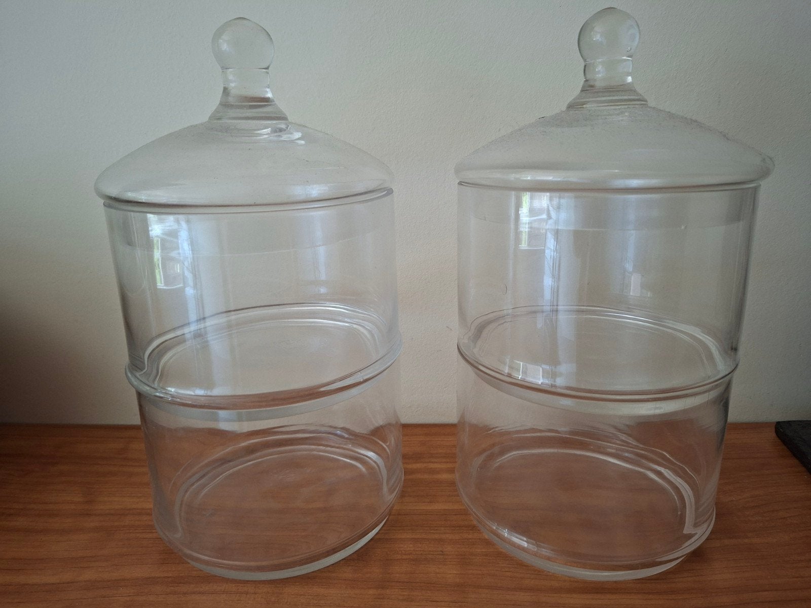 Glazen voorraadpot met deksel - 2 stuks, Ophalen