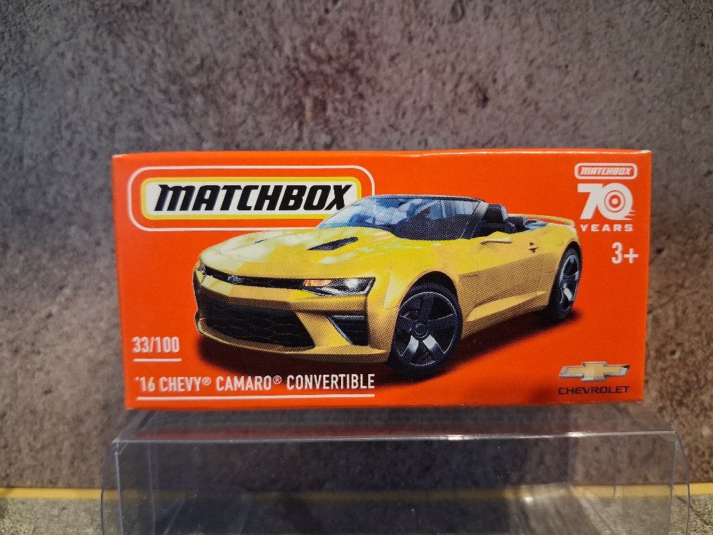 2016 Chevy Camaro Convertible van Matchbox, Ophalen, Nieuw, Auto