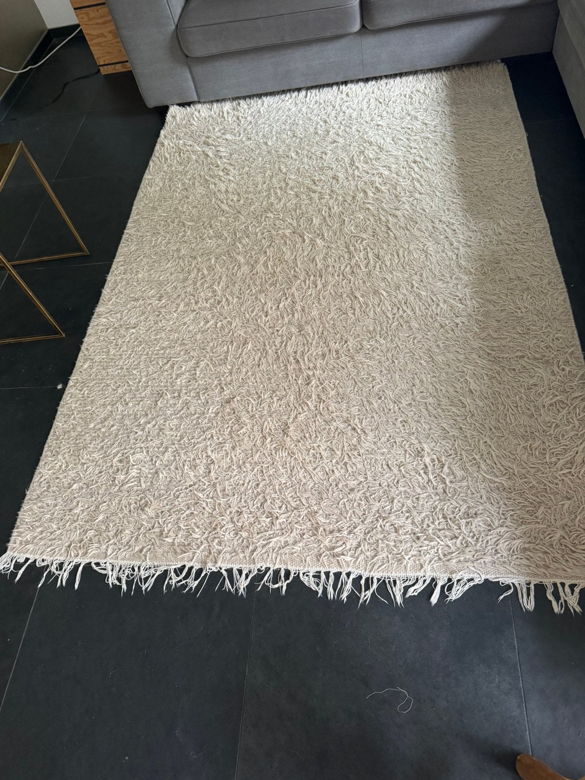 Vloedkleed VT wonen Tender naturel, Ophalen, 150 tot 200 cm, 200 cm of meer, Zo goed als nieuw