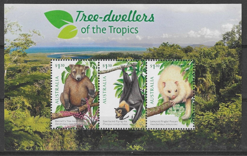 AUSTRALIE 2020, mi Blok 664 "Tree-dwellers" postfris, Ophalen of Verzenden, Postfris