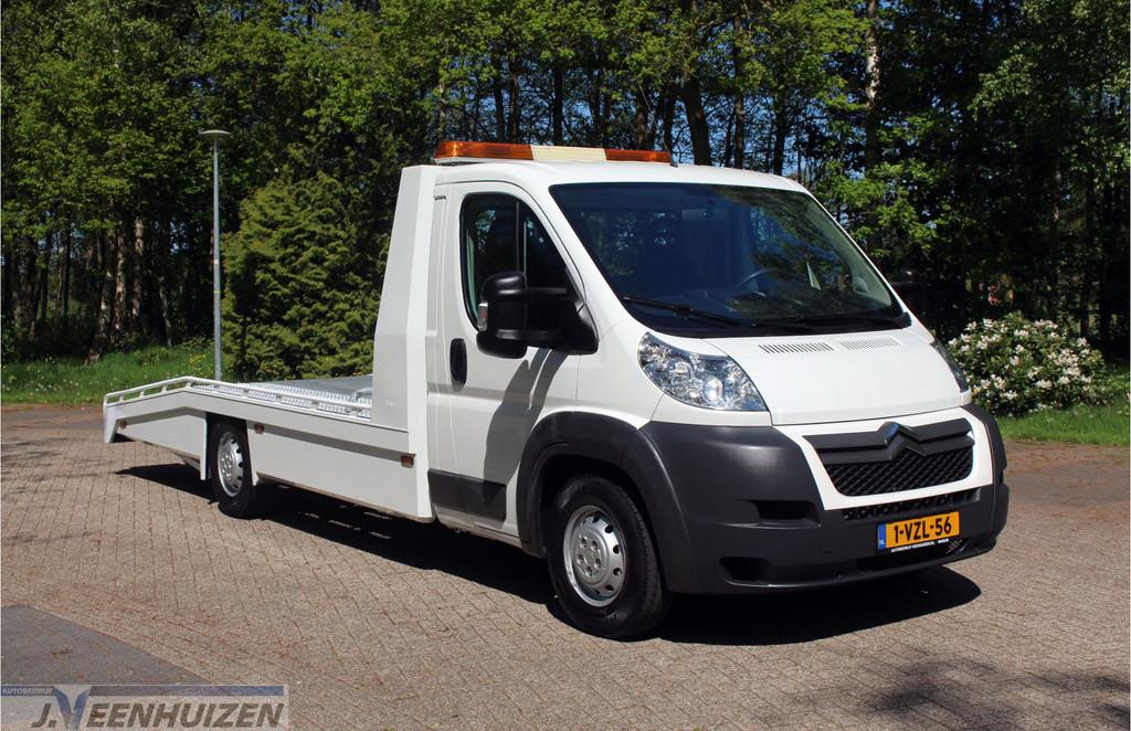 Citroën Jumper 35 2.2 HDI L3 Zwaar | 2012 Tijhof oprijwagen, Auto's, Bestelauto's, Voorwielaandrijving, Euro 5, Stof, Gebruikt