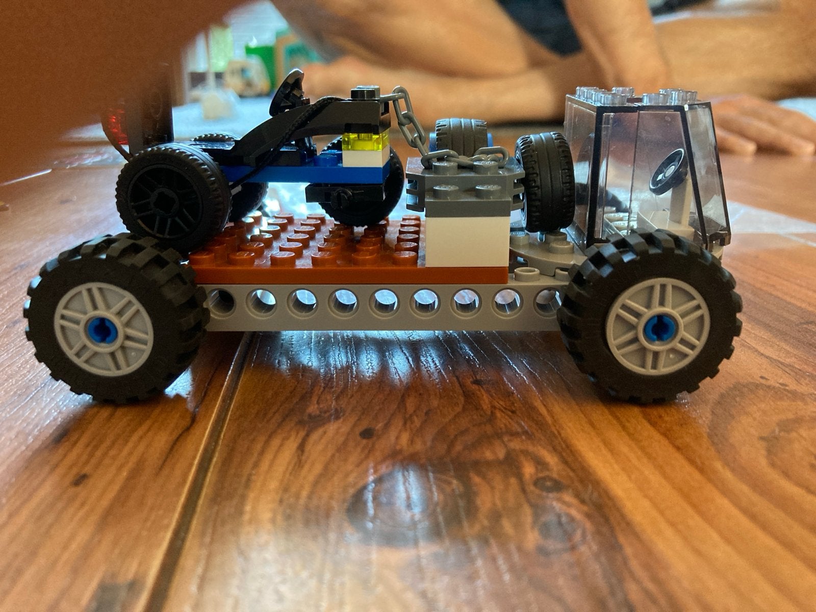 Lego MOC: Stoere terreinwagen met aanhanger, Gebruikt, MOC (eigen creatie), Overige thema's, Lego