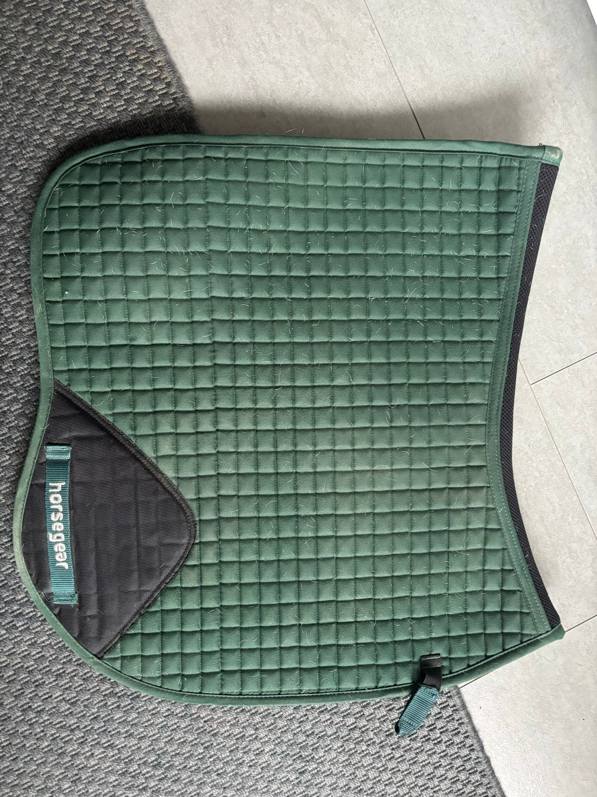 Horsegear dressuur full groen, Dieren en Toebehoren, Full (L), Horsegear, Dressuurdekje, Ophalen of Verzenden