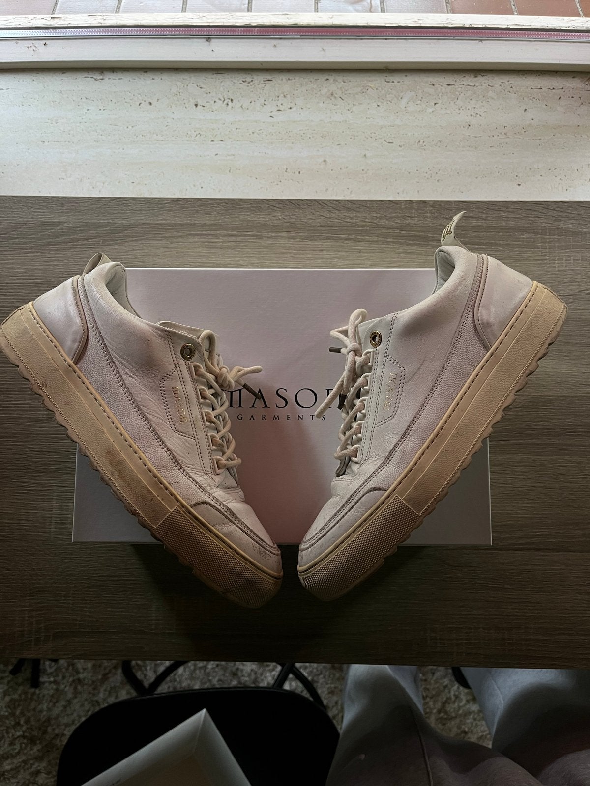 Mason Garments Firenze Sneakers - Maat 41, Kleding | Heren, Ophalen of Verzenden, Gedragen, Wit, Sneakers of Gympen