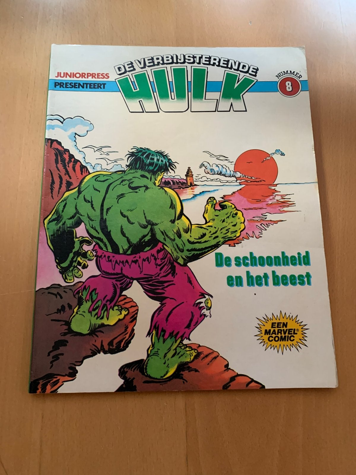 De Verbazende Hulk - Nummer 8 - Juniorpress, Eén stripboek, Ophalen of Verzenden, Gelezen