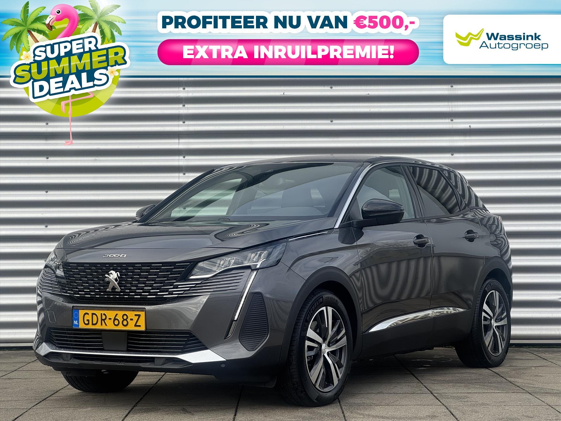 Peugeot 3008 1.6 Plug-in HYbrid 180pk e-EAT8 Automaat Allure, Auto's, Peugeot, Bedrijf, Te koop, Airconditioning, Automatische klimaatregeling