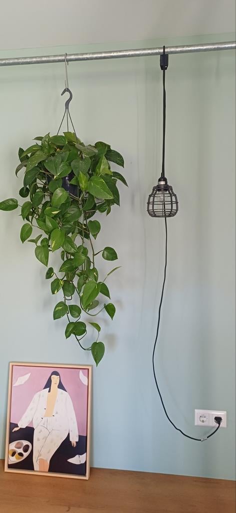 Hanglamp HKliving met stekker, Ophalen of Verzenden, Minder dan 100 cm