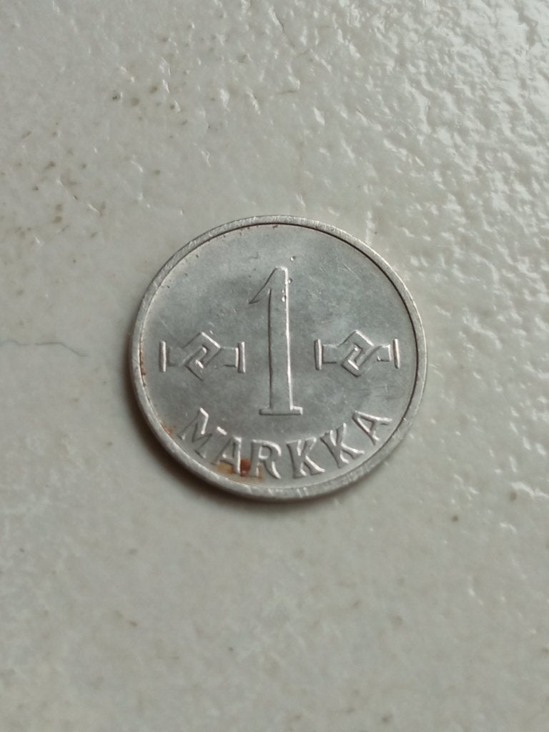 Finland 1 markka 1958., Ophalen of Verzenden, Overige landen, Losse munt