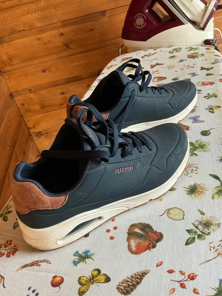 Skechers Uno Sneakers Heren - maat 46, Ophalen of Verzenden, Zo goed als nieuw, Blauw, Sneakers of Gympen