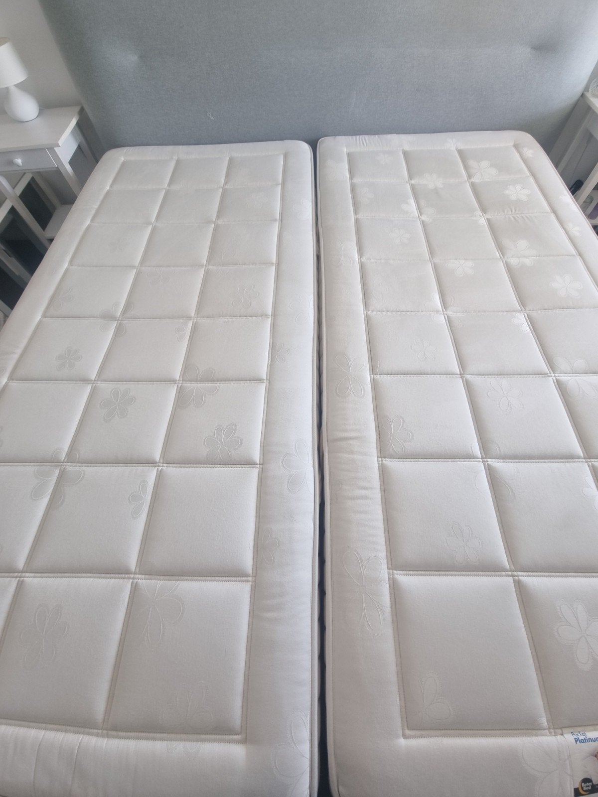 Gratis 2x Beter Bed Platinum Pocket matras 100x220 cm, Huis en Inrichting, Ophalen, Eenpersoons, 220 cm, 100 cm