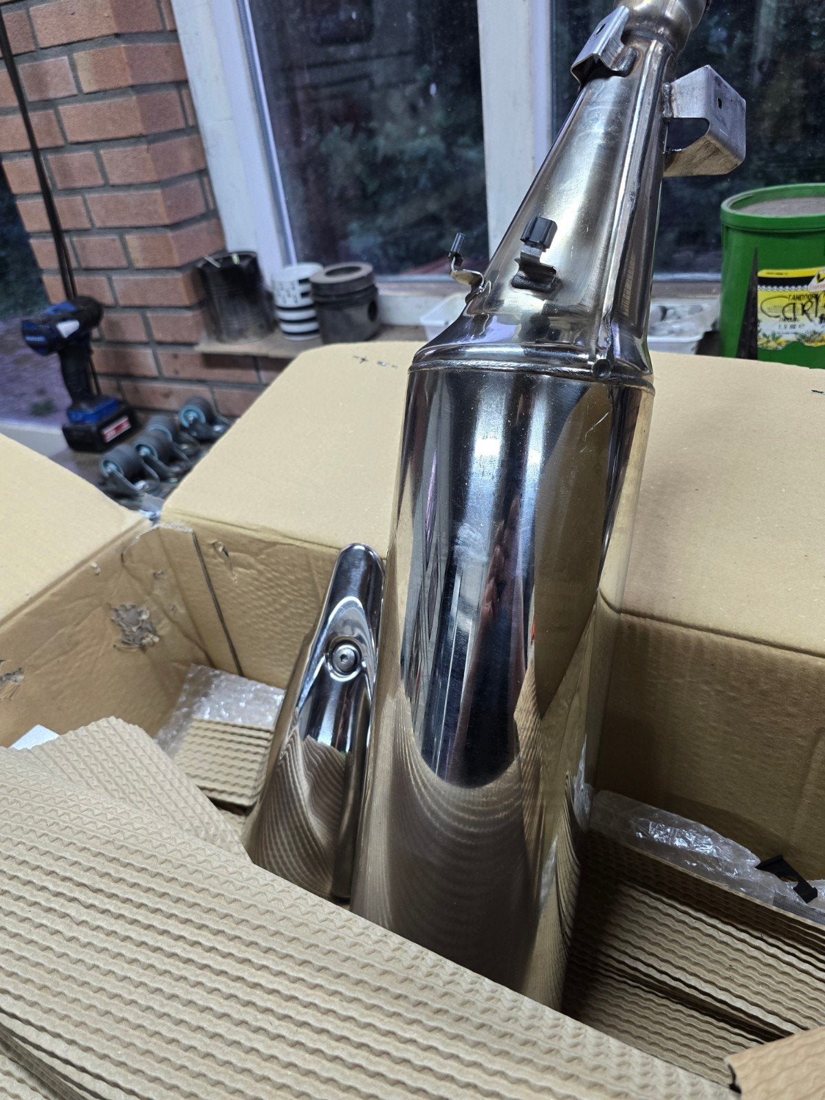 Originele Honda NC700X einddemper, Ophalen of Verzenden, Gebruikt