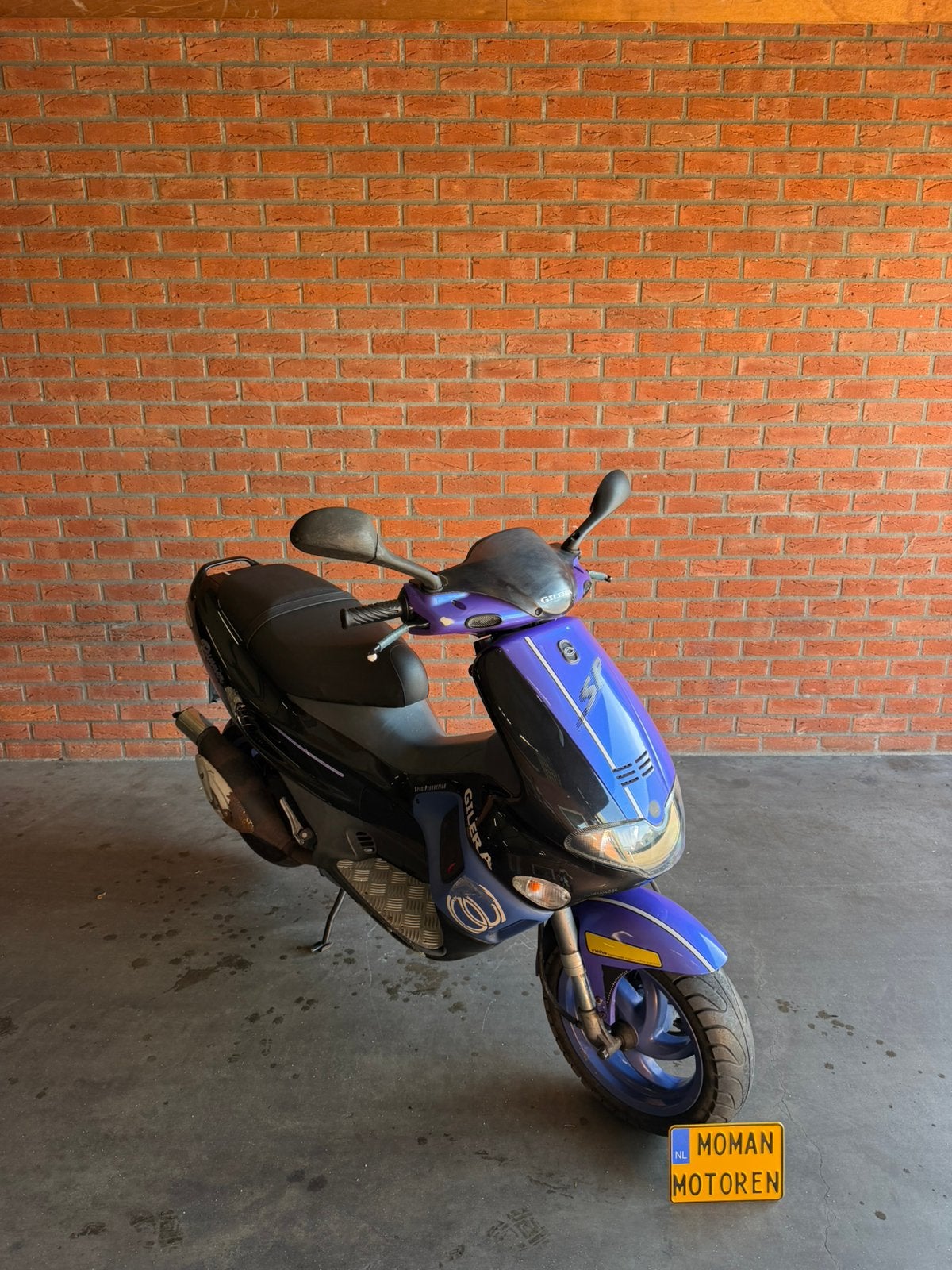 Gilera Runner 50cc SP DD Violet Paars Zwart, Ophalen, Gebruikt