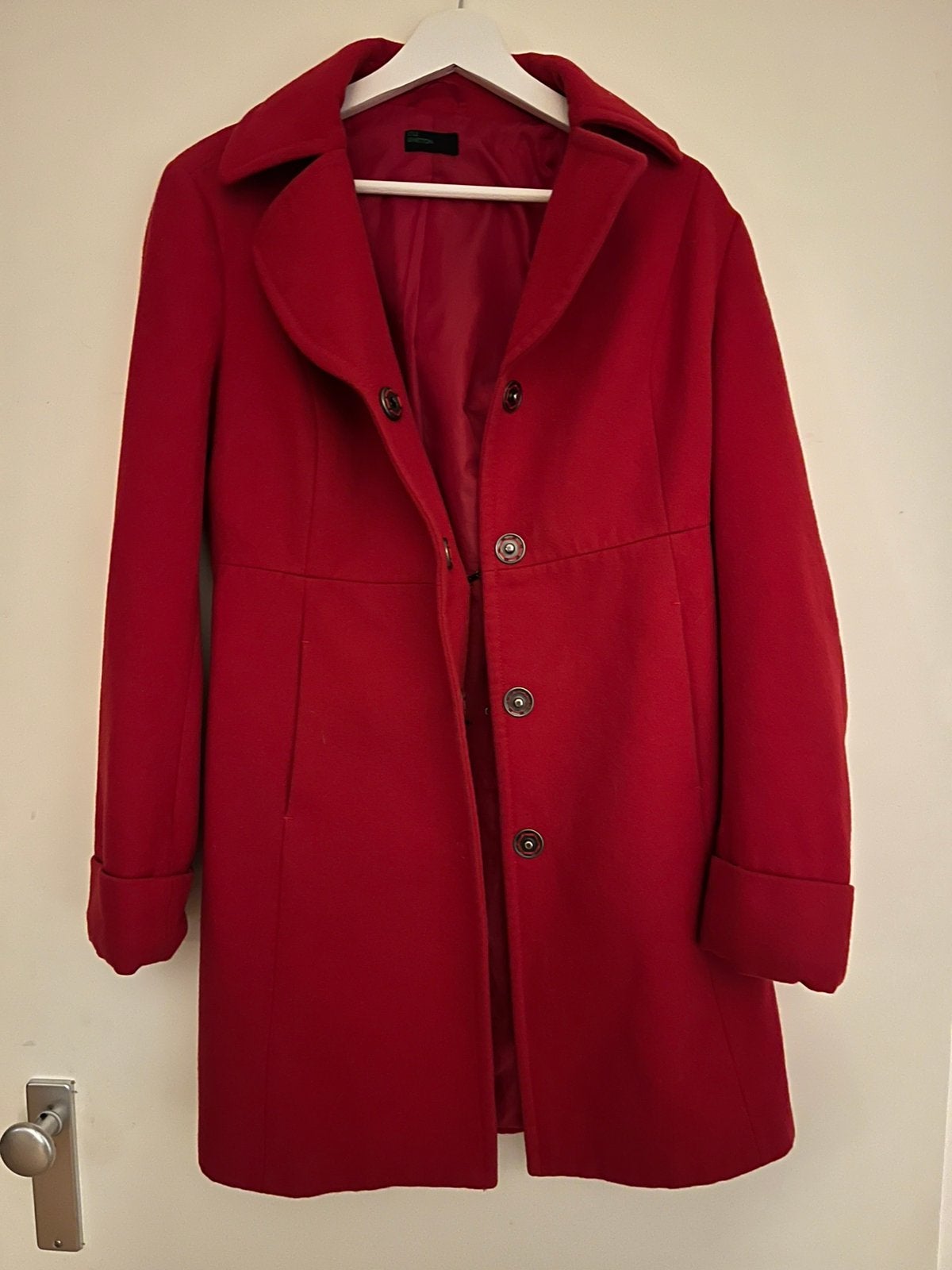 Benneton wollen jas. Maat 36-38, Kleding | Dames, Ophalen of Verzenden, Zo goed als nieuw, Maat 36 (S)