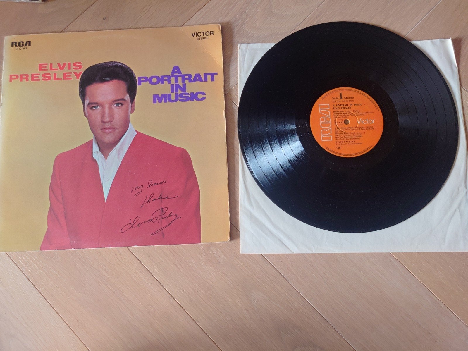Elvis Presley - A Portrait in Music LP (Vintage), LP, Gebruikt, Pop, Ophalen of Verzenden