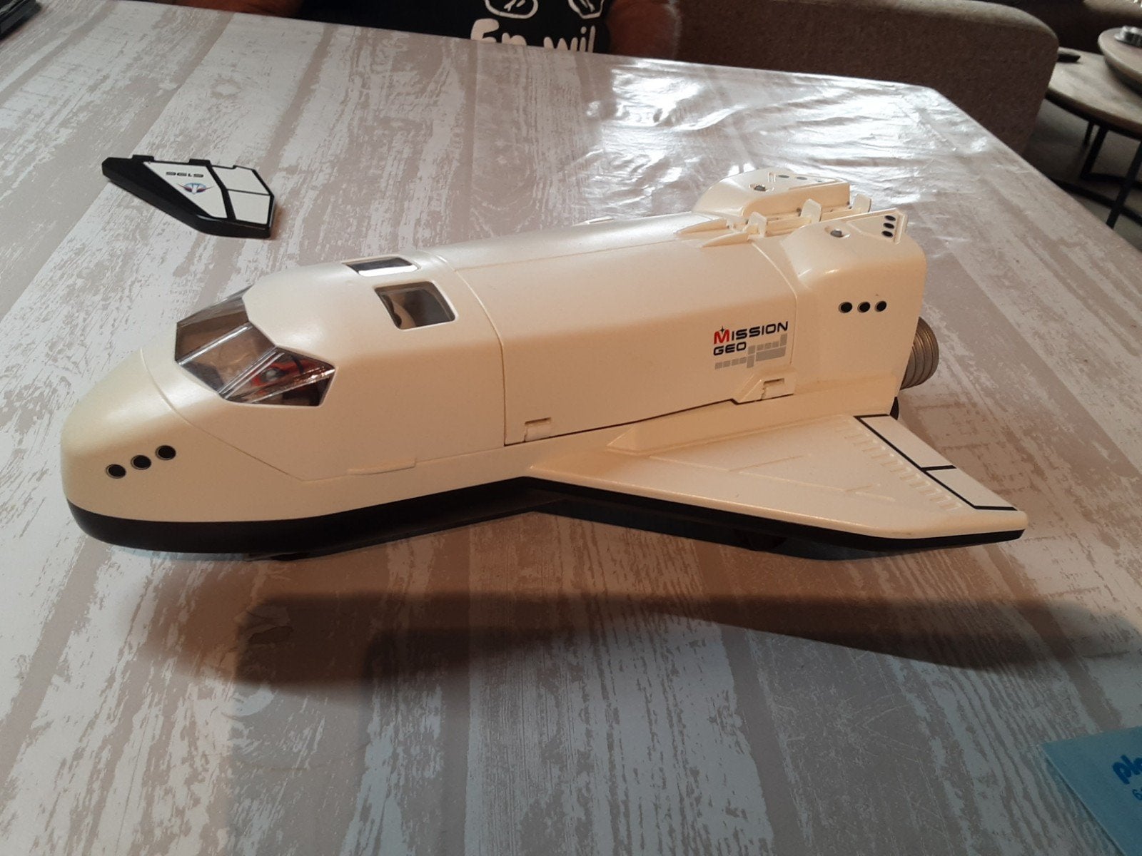 6196 spaceshuttle raket, Kinderen en Baby's, Speelgoed | Playmobil, Complete set, Voertuig, Ophalen of Verzenden, Zo goed als nieuw