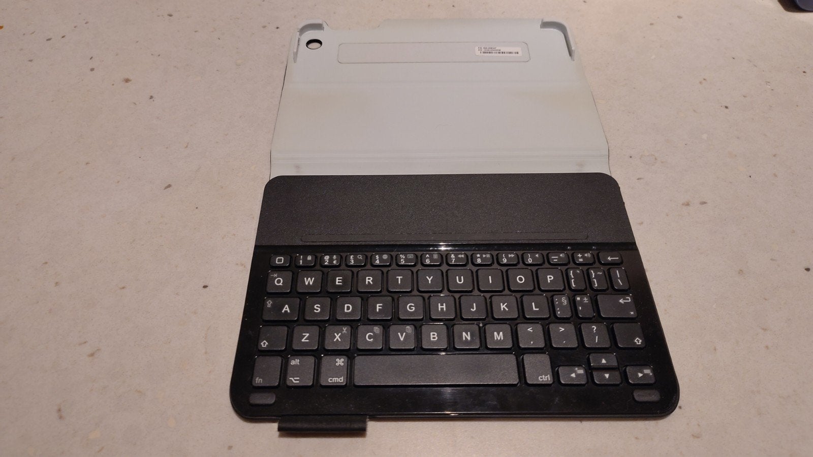 Logitech ultrathin keyboard folio M1, Gebruikt, Logitech, Bescherming voor- en achterkant, Ophalen of Verzenden