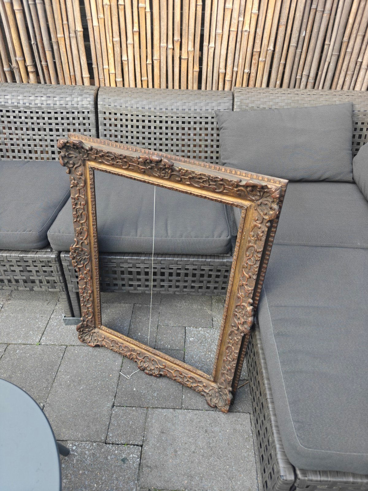 Antieke Schilderijlijst uit Bruxelles - Le Cadre, Antiek en Kunst, Ophalen of Verzenden