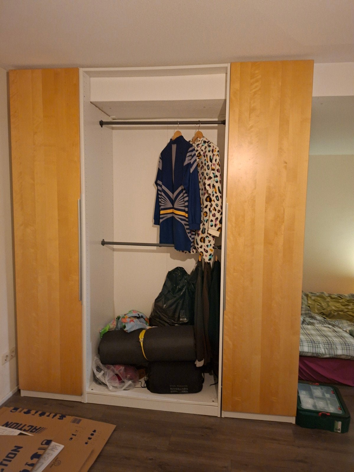 ikea Pax Kledingkast met manden en hangruimte, Ophalen, Gebruikt, 200 cm of meer, Met plank(en)