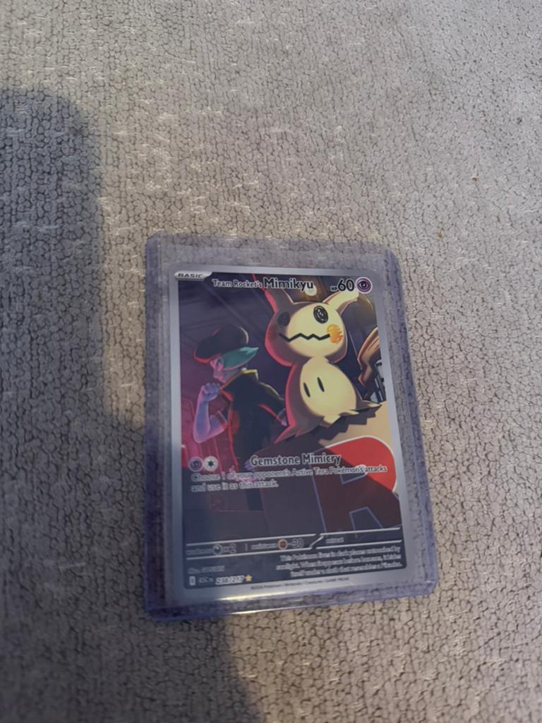 Pokemon Team Rocket’s Mimikyu, Ophalen of Verzenden, Zo goed als nieuw