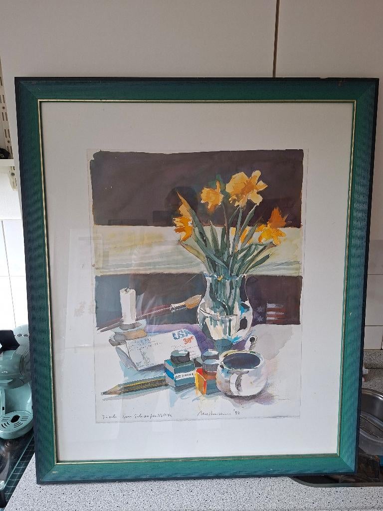 Stilleven van Hans Nordmann, "Tisch im Schaufenster"?, Ophalen