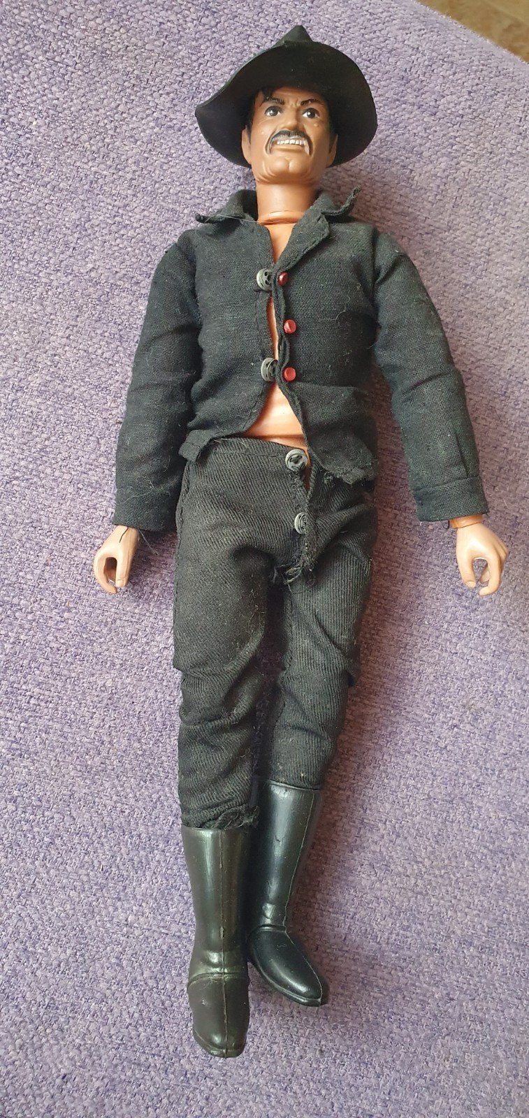 Vintage 1973 Bandiet Actiefiguur Gabriel Ind., Ophalen of Verzenden, Gebruikt