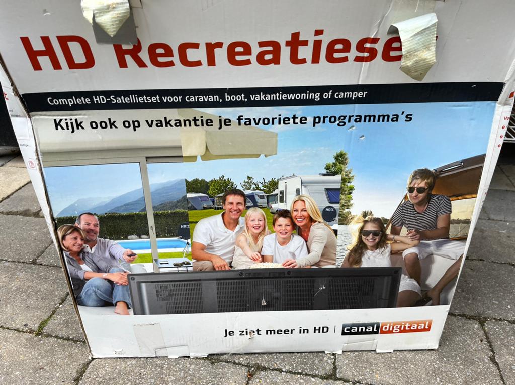 Canal Digitaal HD Satellietschotelset voor Recreatie, Ophalen of Verzenden, Zo goed als nieuw, (Schotel)antenne, Overige merken