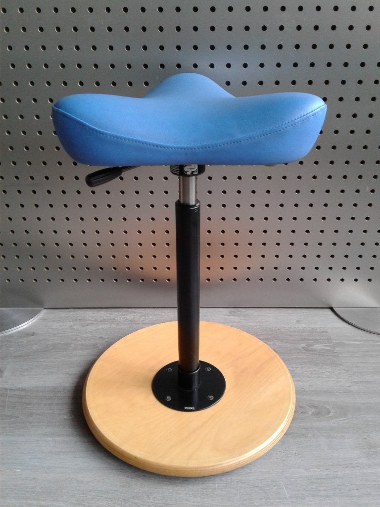 Stokke (Variér) Move (Medium) (Lichtblauw), Heel Mooi!, Huis en Inrichting, Bureaustoelen, Blauw, Ophalen of Verzenden, Zo goed als nieuw