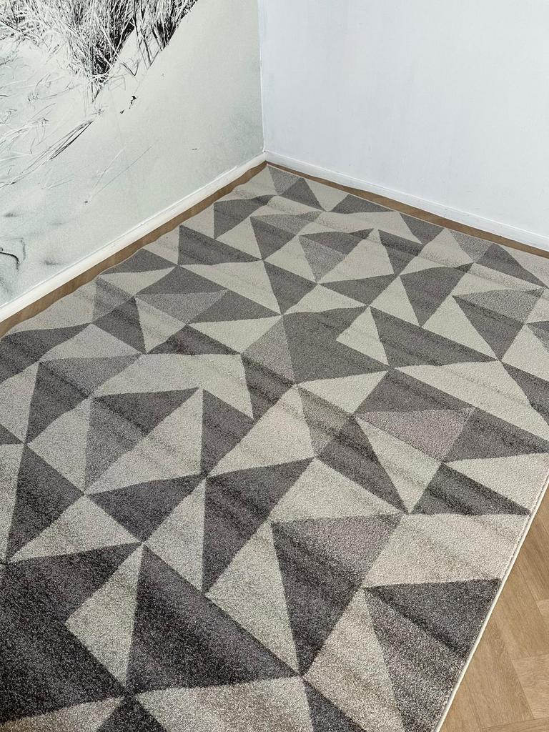 Salina ivoor/grijs 190/270 vloerkleed, Ophalen of Verzenden, Grijs, Rechthoekig, Nieuw