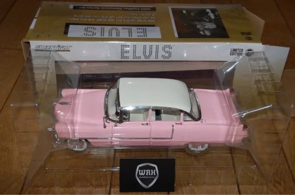 1:18 CADILLAC FLEETWOOD 1955 ELVIS Greenlight in doos WRH, Verzenden, Zo goed als nieuw, Auto, Overige merken
