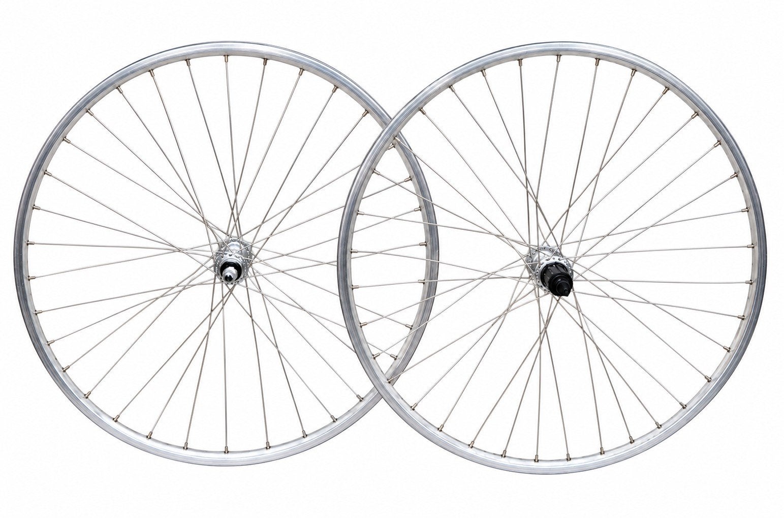 Retro wielset 7/8 speed, sapim, uitval QR, Fietsen en Brommers, Wiel, Gebruikt, Ophalen of Verzenden, Aluminium