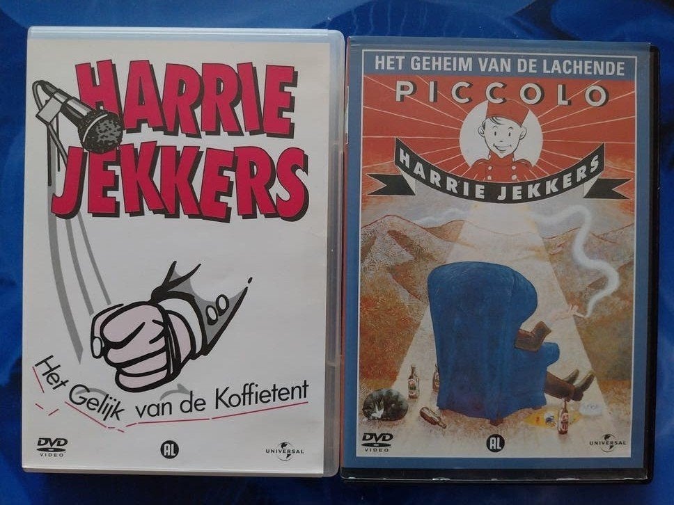 2 DVD's - HARRIE JEKKERS (Klein Orkest), Harrie Jekkers, Stand-up of Theatershow, Gebruikt, Alle leeftijden