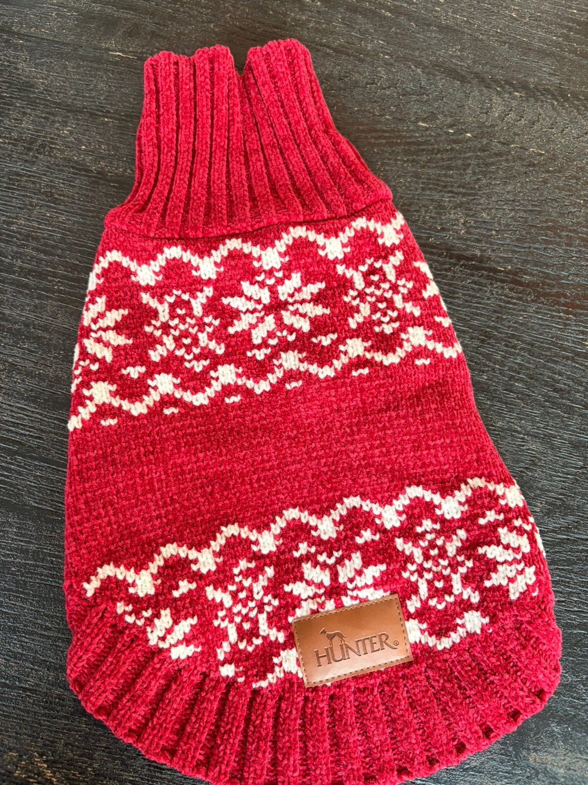 Kersttrui kleine teckel, Ophalen of Verzenden, Zo goed als nieuw, Hondenjas