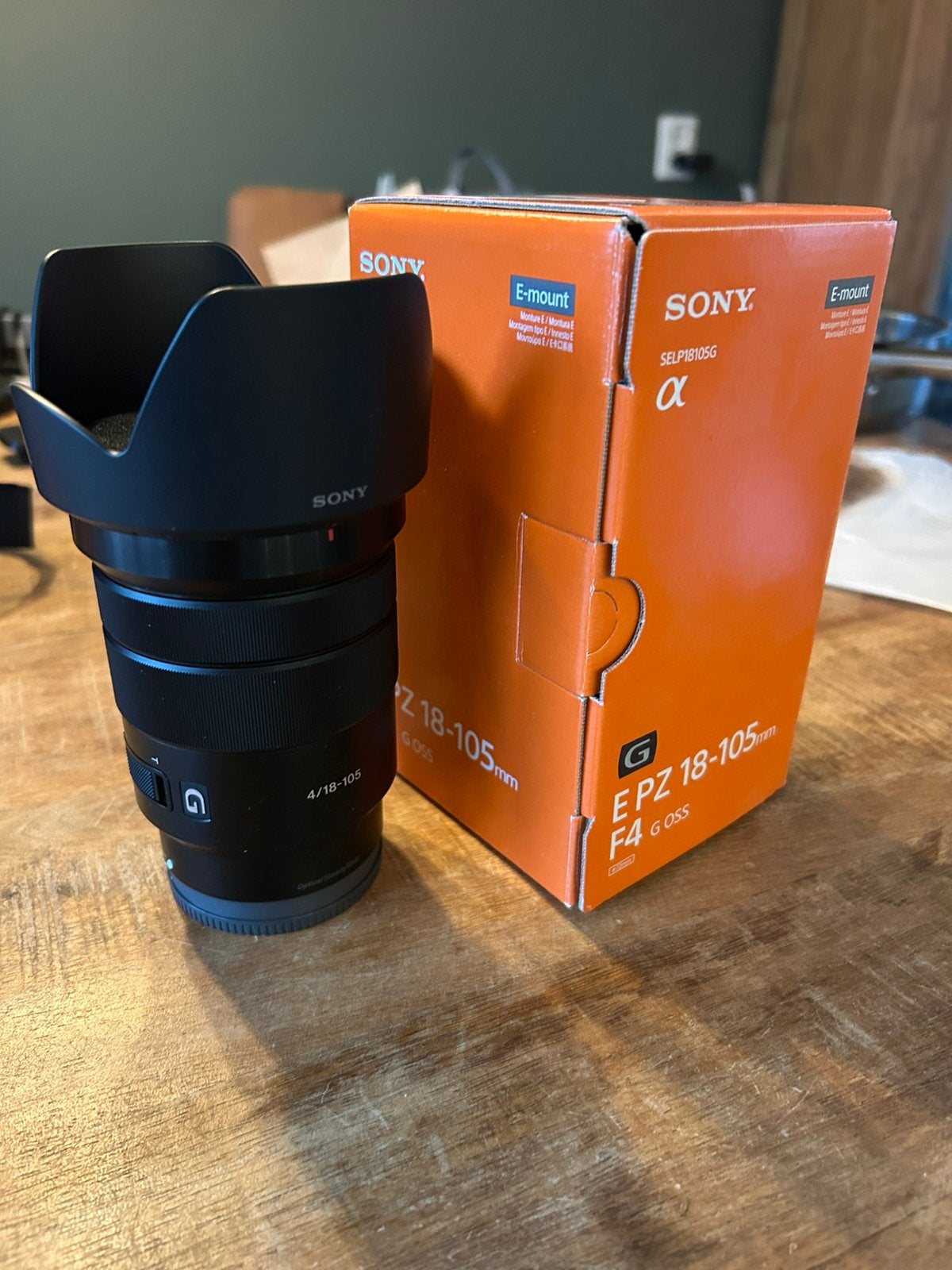 Sony 18-105 F4 zoomlens oss, Sony E-mount, Sony, Zo goed als nieuw, Zoom